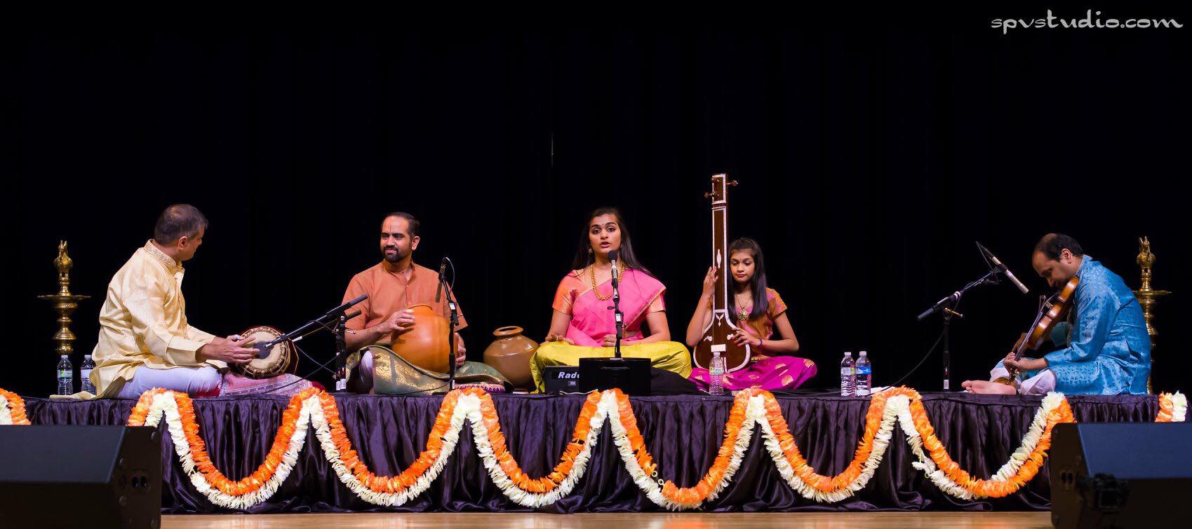 Musician playing tabla in Hindustani classical music